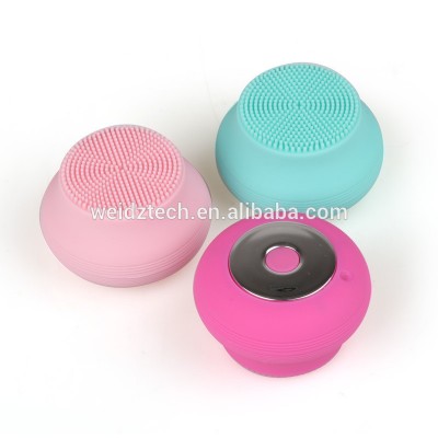 Electric Silicone Facial Cleansing Brush Exfoliating Brush Portable Facial Cleansing Brush